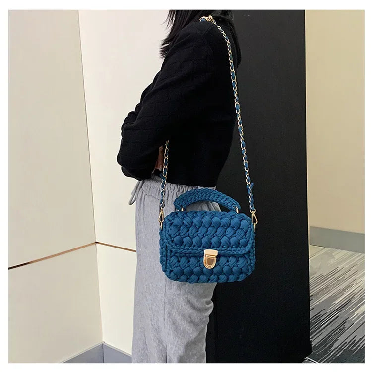 Monochrome Handmade Woven Bag