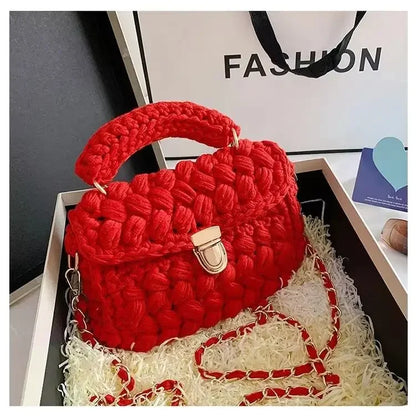 Monochrome Handmade Woven Bag