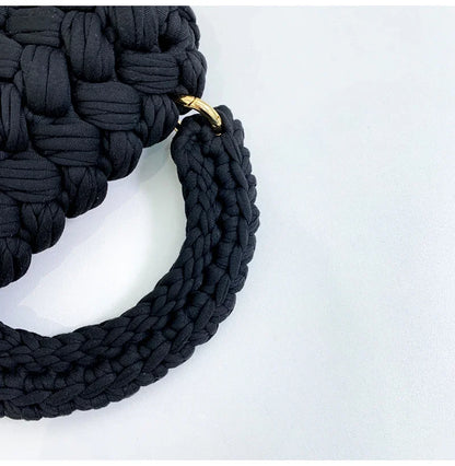 Monochrome Handmade Woven Bag