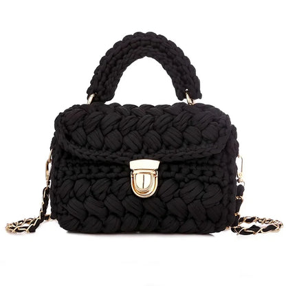 Monochrome Handmade Woven Bag