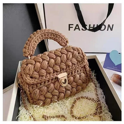 Monochrome Handmade Woven Bag